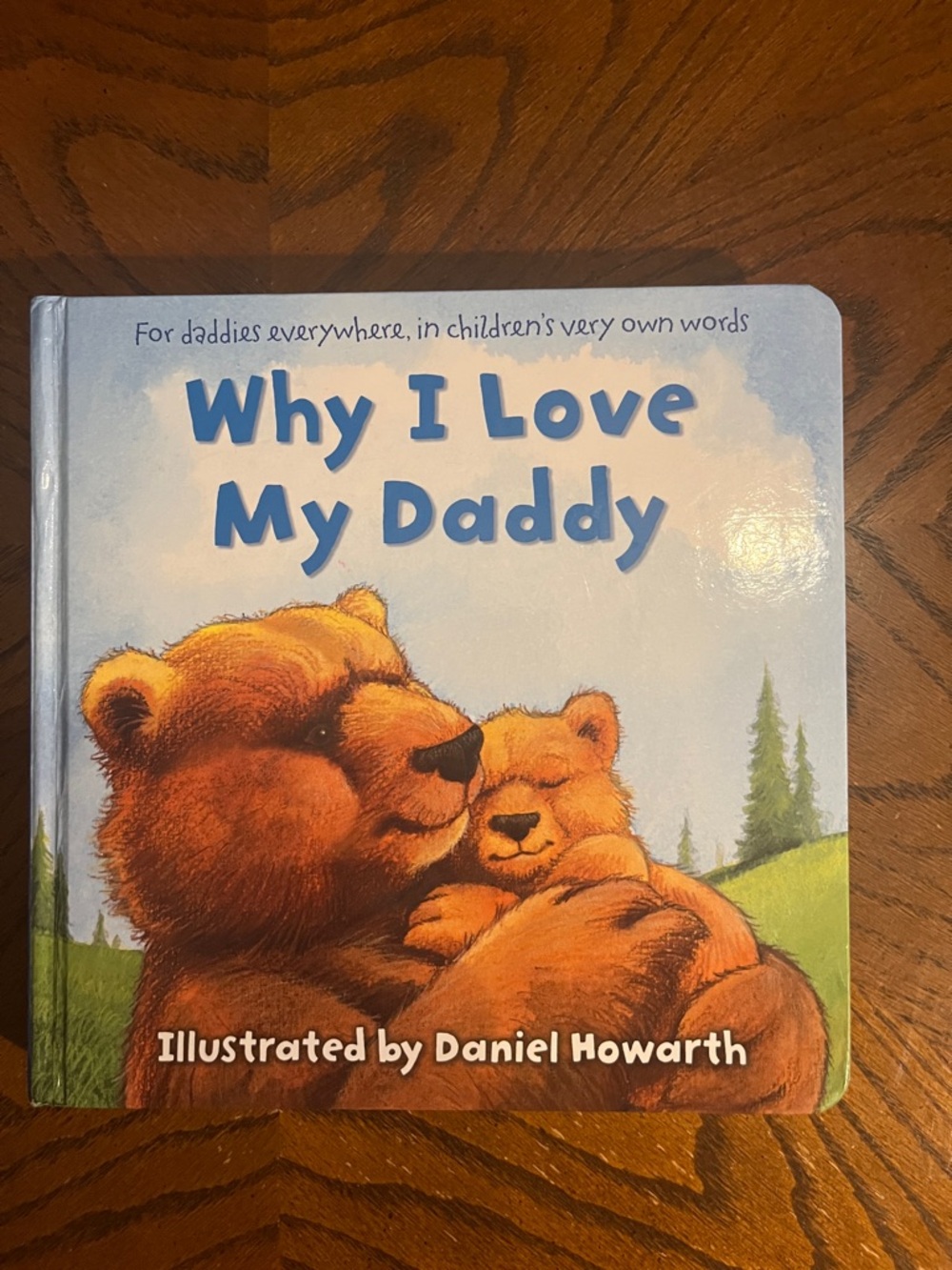 Why I Love My Daddy kids book | large boardbook